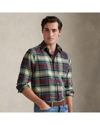 Polo Ralph Lauren - Custom Fit Geruit Performance Overhemd - Lyst