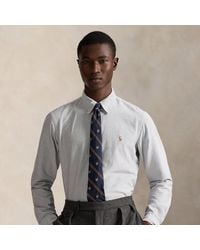 Polo Ralph Lauren - Custom Fit Striped Oxford Shirt - Lyst