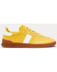 Ralph Lauren - Baskets Heritage Aera En Daim - Lyst