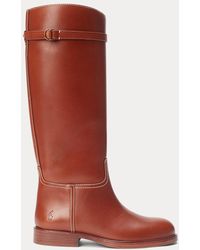 Polo Ralph Lauren - Leather Riding Boot - Lyst