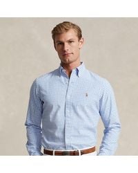 Polo Ralph Lauren - Custom Fit Geruit Oxford Overhemd - Lyst