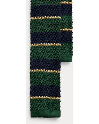 Ralph Lauren - Striped Knit Silk Tie - Lyst