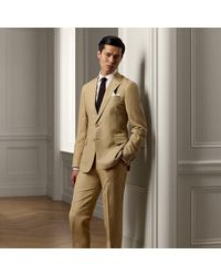 Ralph Lauren - Gregory Hand-Tailored Silk-Linen Trouser - Lyst