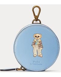 Polo Ralph Lauren - Polo Bear Leather Coin Pouch - Lyst