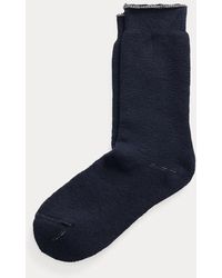RRL - Heathered Stretch Cotton-blend Socks - Lyst