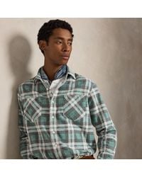 Ralph Lauren - Classic Fit Plaid Flannel Workshirt - Lyst
