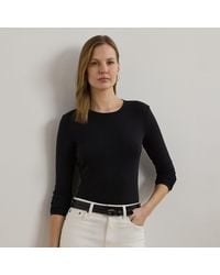 Ralph Lauren - Ralph Lauren Stretch Cotton Long-Sleeve Tee - Lyst
