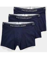 Polo Ralph Lauren - 3 bóxers trunk de algodón - Lyst