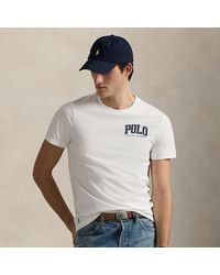 Polo Ralph Lauren - Custom-Slim-Fit Jersey-T-Shirt Mit Logo - Lyst