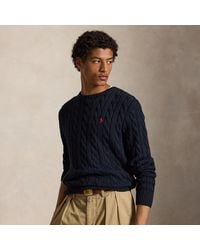 Polo Ralph Lauren - Cable-Knit Cotton Sweater - Lyst