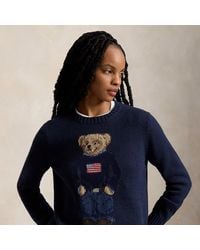 Polo Ralph Lauren - Polo Bear Cotton-Linen Jumper - Lyst