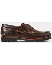 Polo Ralph Lauren - Ranger Leather Boat Shoe - Lyst