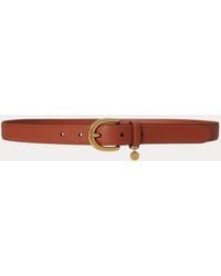 Ralph Lauren - Charm Crosshatch Leather Belt - Lyst