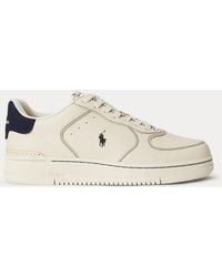 Polo Ralph Lauren - Masters Court Leather Trainer - Lyst