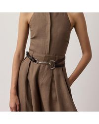 Ralph Lauren - Distressed Equestrian Skinny Belt - Lyst