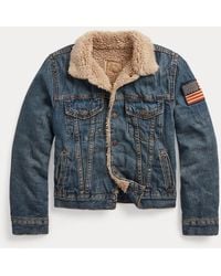 Polo Ralph Lauren - Ralph Lauren Boy's Teddy Fleece-Lined Denim Trucker Jacket - Lyst