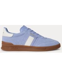 Ralph Lauren - Heritage Aera Suede Trainer - Lyst