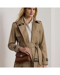 Ralph Lauren - Kleine Umhängetasche Farrah Aus Leder - Lyst