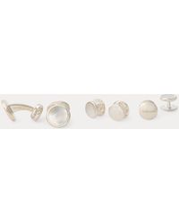 Ralph Lauren - Mother-Of-Pearl Cufflink & Stud Set - Lyst