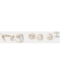Ralph Lauren - Mother-Of-Pearl Cufflink & Stud Set - Lyst