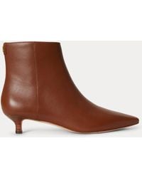 Ralph Lauren - Francesca Calfskin Bootie - Lyst