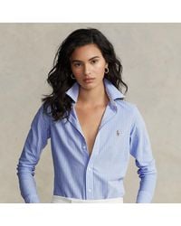 Polo Ralph Lauren - Camicia Oxford in maglia a righe - Lyst