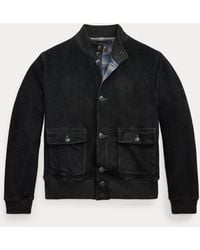RRL - Bomberjacke Aus Wildleder - Lyst