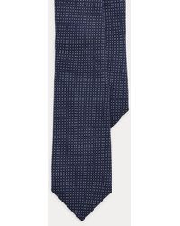 Ralph Lauren - Cravatta in cashmere e seta a pois - Lyst