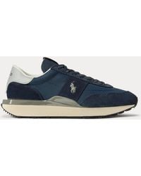 Ralph Lauren - Train 89 Suede And Oxford Trainer - Lyst