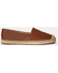 Ralph Lauren - Cameryn Nappa Leather Espadrille - Lyst