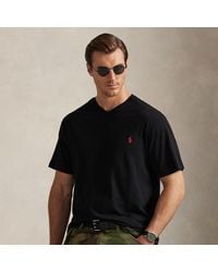 Polo Ralph Lauren - Cotton Jersey V-neck T-shirt - Lyst