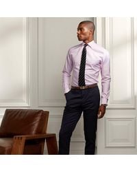 Ralph Lauren Purple Label - Pantaloni Gregory in lana fatti a mano - Lyst