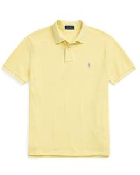 Polo Ralph Lauren - Custom Slim Fit Mesh Polo Shirt - Lyst