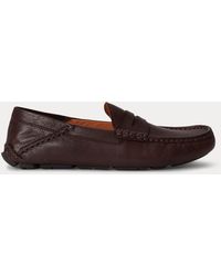 Ralph Lauren - Anders Leather Driver - Lyst