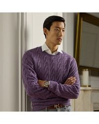 Ralph Lauren - Cable-Knit Cashmere Jumper - Lyst