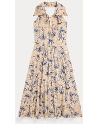 RRL - Nautical Linen-Cotton Jersey Dress - Lyst