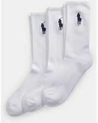 Polo Ralph Lauren - 3 Pares De Calcetines De Media Caña - Lyst