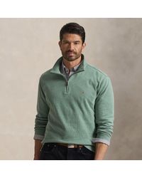 Ralph Lauren - Estate-Rib Quarter-Zip Pullover - Lyst