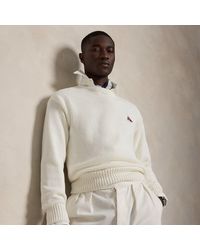 Polo Ralph Lauren - Relaxed Fit Embroidered Cotton Jumper - Lyst