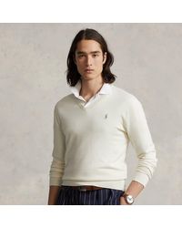 Polo Ralph Lauren - Slim-Fit Pullover aus Baumwolle - Lyst