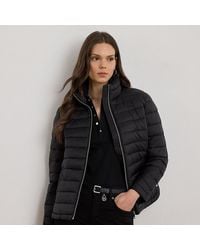 Ralph Lauren - Giubbotto imbottito con collo a imbuto - Lyst