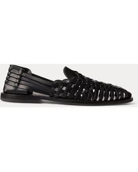 Ralph Lauren - Handwoven Leather Sandal - Lyst