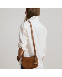 Ralph Lauren - Medium Leather Marcy Crossbody Bag - Lyst