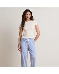 Ralph Lauren - Striped Cotton Jersey Pyjama Trouser - Lyst