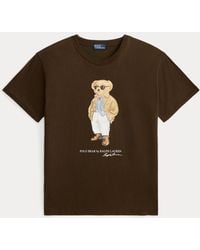 Polo Ralph Lauren - Baumwolljersey-T-Shirt Mit Polo Bear - Lyst