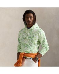 Polo Ralph Lauren - Felpa in spugna a fiori con cappuccio - Lyst
