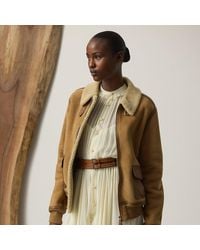 Ralph Lauren - Morrison Shearling Coat - Lyst