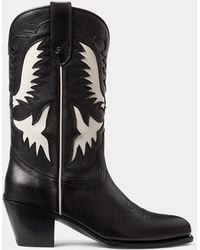 Polo Ralph Lauren - Leather Cowboy Boot - Lyst