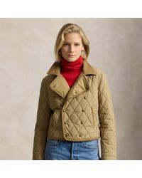 Polo Ralph Lauren - Double-Breasted Quilted Jacket - Lyst