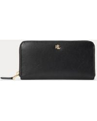 Ralph Lauren - Leather Continental Wallet - Lyst